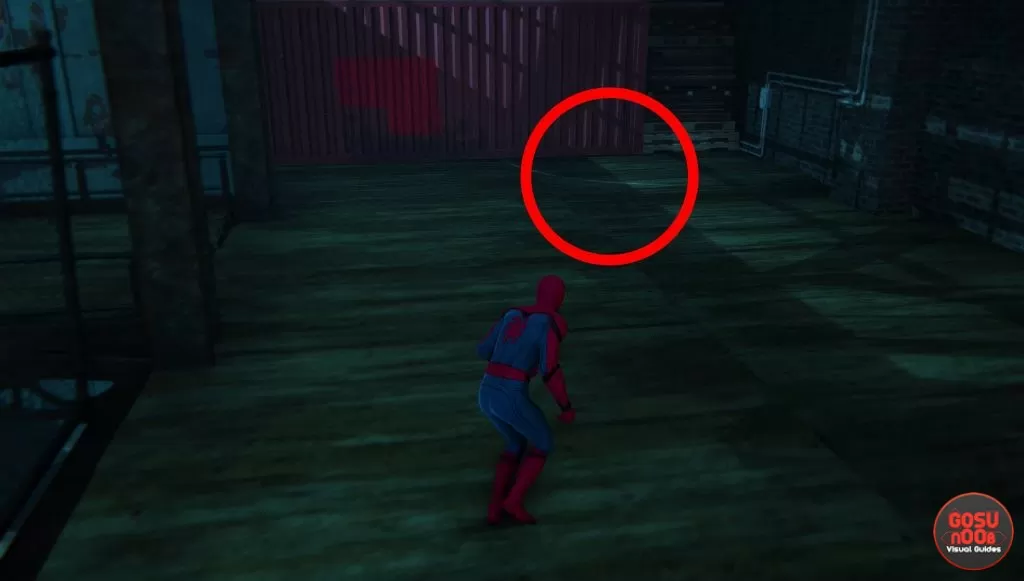 second secret door location wheels within wheels mission spiderman