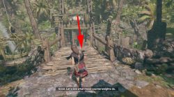 shadow of the tomb raider rough landing mission how to raise bridge solution