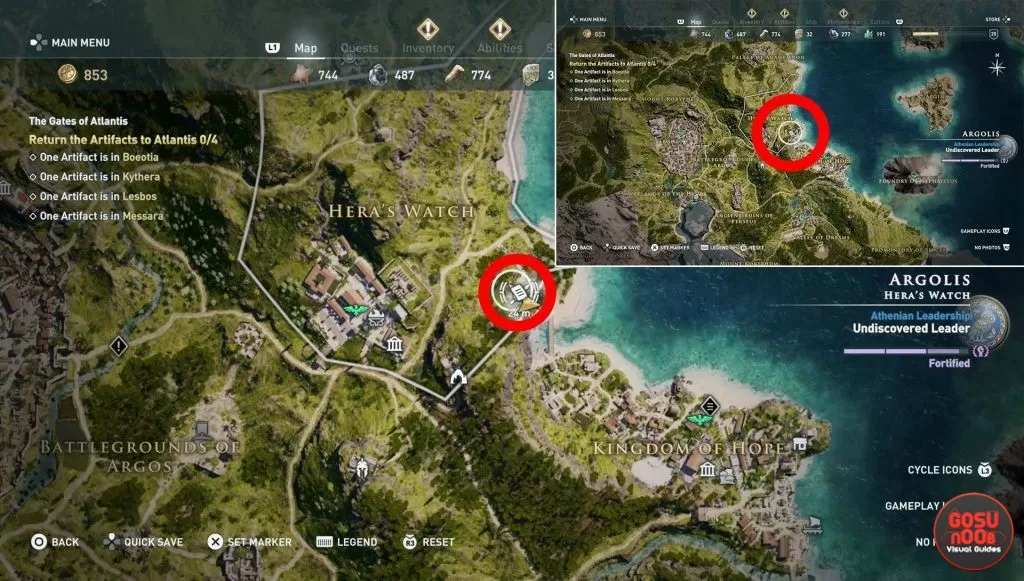 where to find bronze club ainigmata ostraka ac odyssey