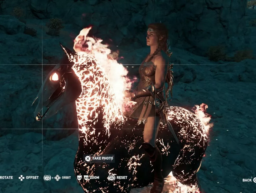 AC Odyssey Flaming Horse