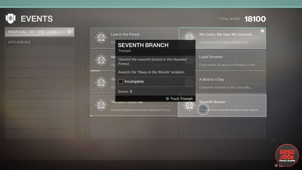 Destiny 2 Secret Haunted Forest Seventh Branch Emblem - How to Get