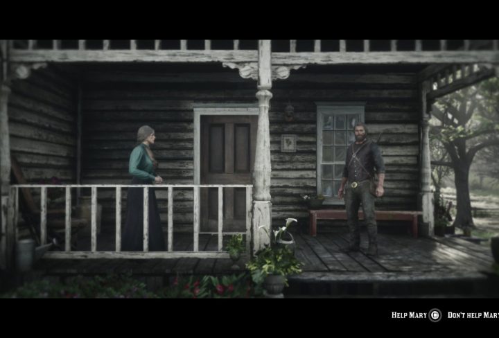 Red Dead Redemption 2 Help Mary or Not - What to Choose