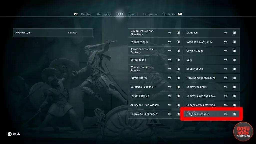 ac odyssey how to turn off ikaros prompt notifications