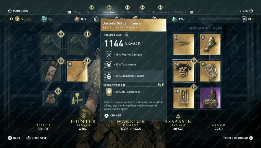 ac odyssey jason's golden fleece