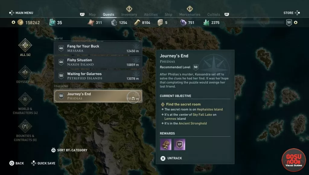 ac odyssey journey's end quest