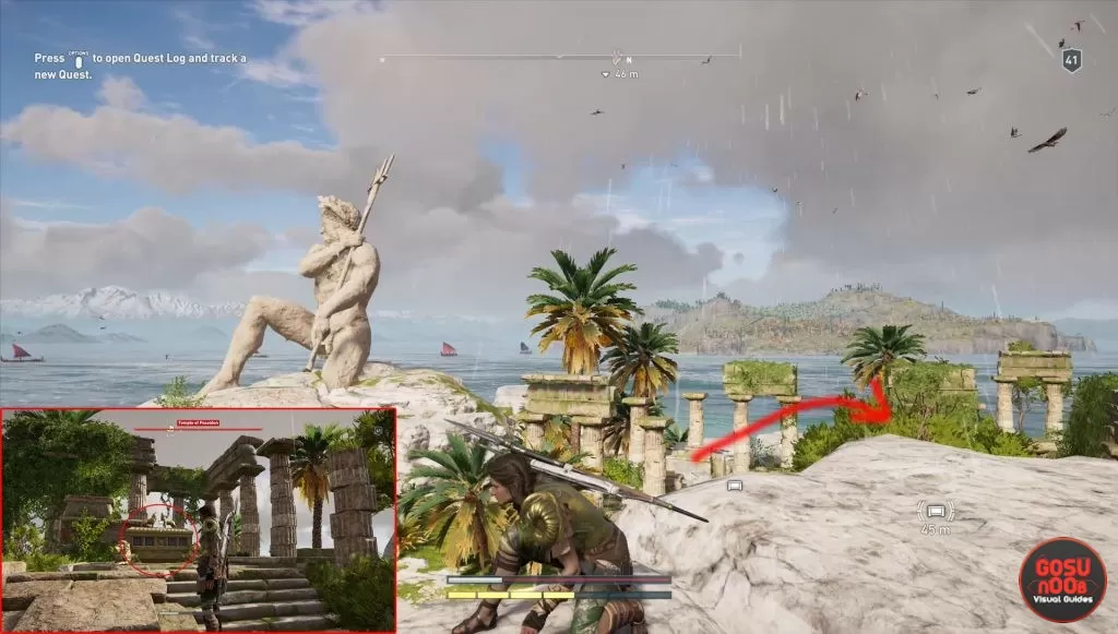 ac odyssey legendary weapon poseidon's trident location