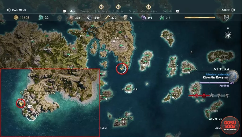 ac odyssey makedonian bracelet location