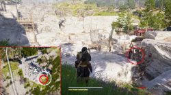 ac odyssey one bad spartan where to find weapon racks