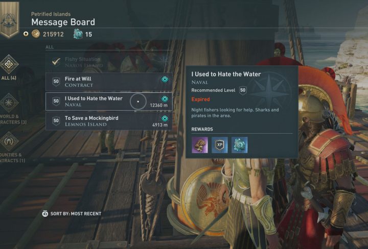 ac odyssey orichalcum ore daily quest bug