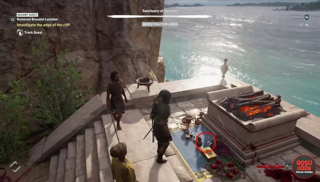 ac odyssey sacred vows quest treasure map location