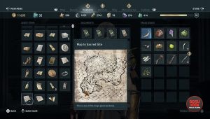 ac odyssey sacred vows treasure map