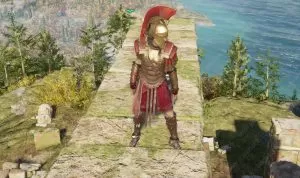 ac odyssey spartan ware hero set legendary armor