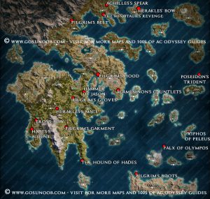 assassins creed odyssey legendary chest map locations