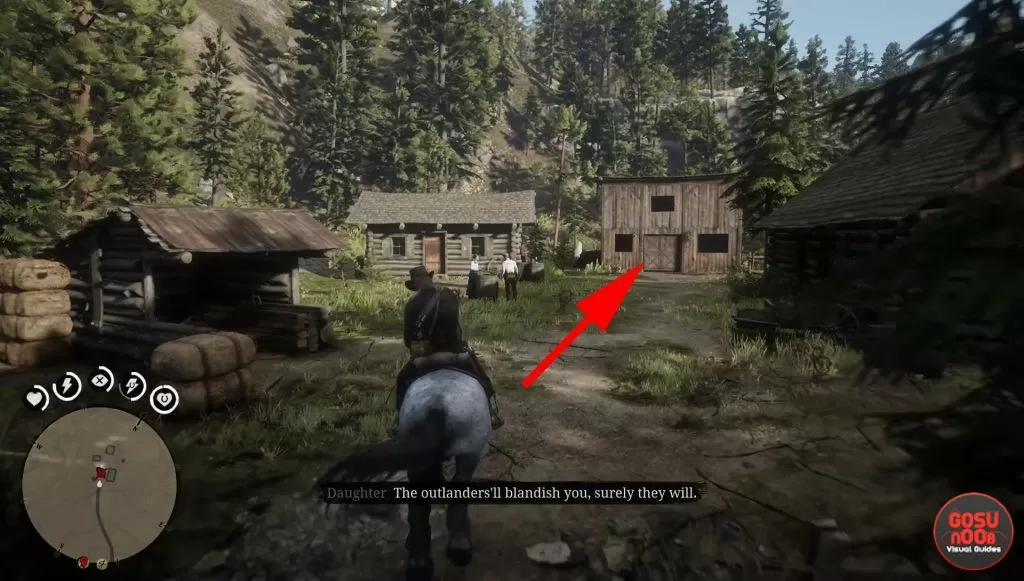 chez porter farm location red dead redemption 2