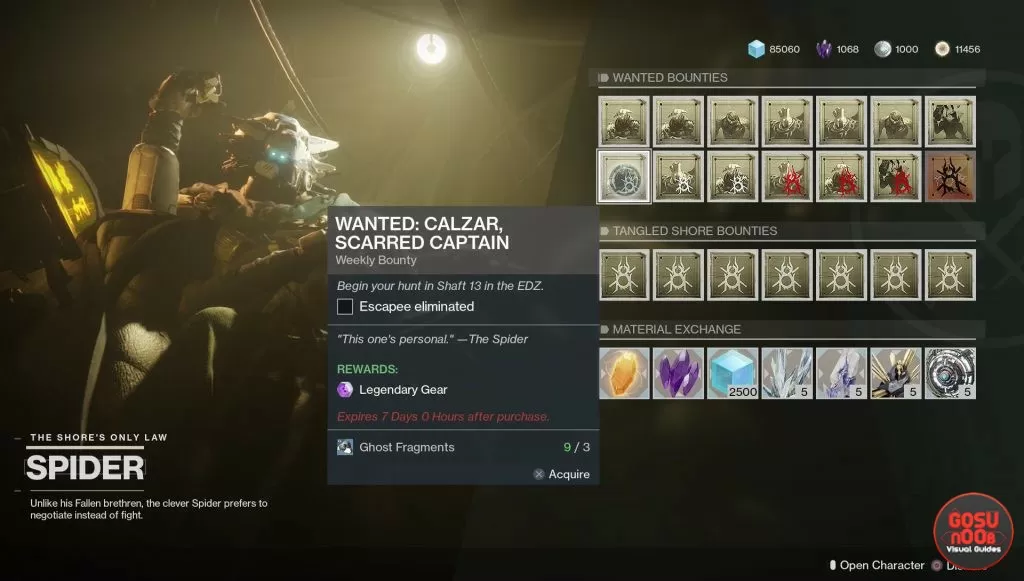 destiny 2 calzar scarred captain shaft 13 location