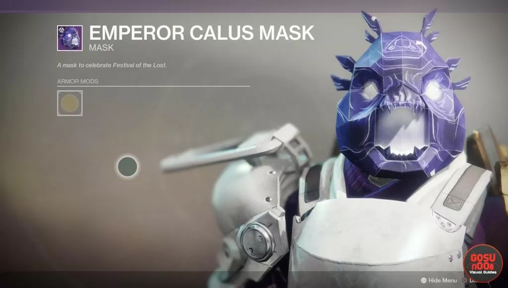 destiny 2 emperor calus mask