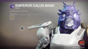 destiny 2 emperor calus mask