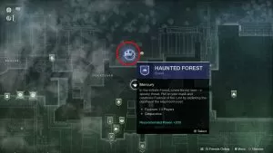 destiny 2 how to start haunted forest