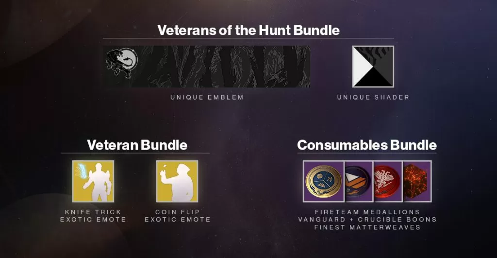 destiny 2 veteran rewards october