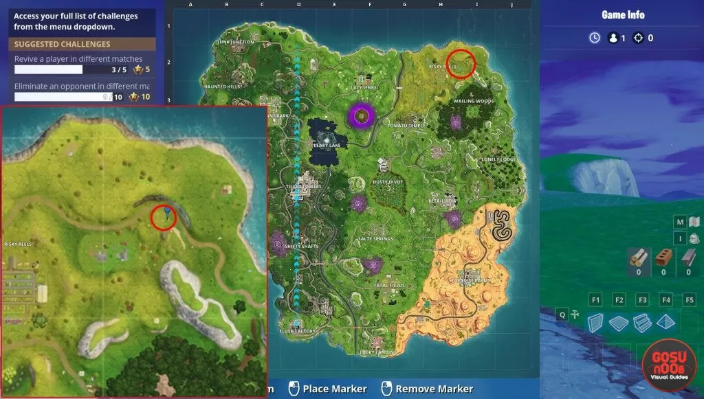 fortnite br risky reels shooting range