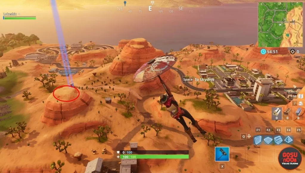 fortnite br shooting galleries desert