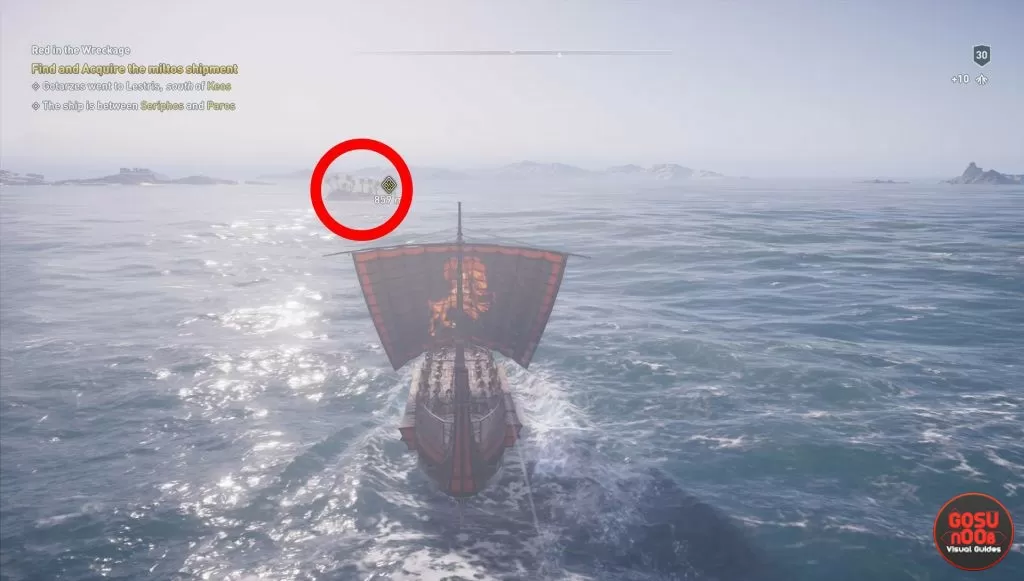 miltos chests lestros island location assassins creed odyssey