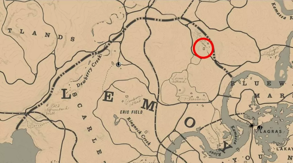 rdr 2 aberdeen pig farm homestead stash location where to find