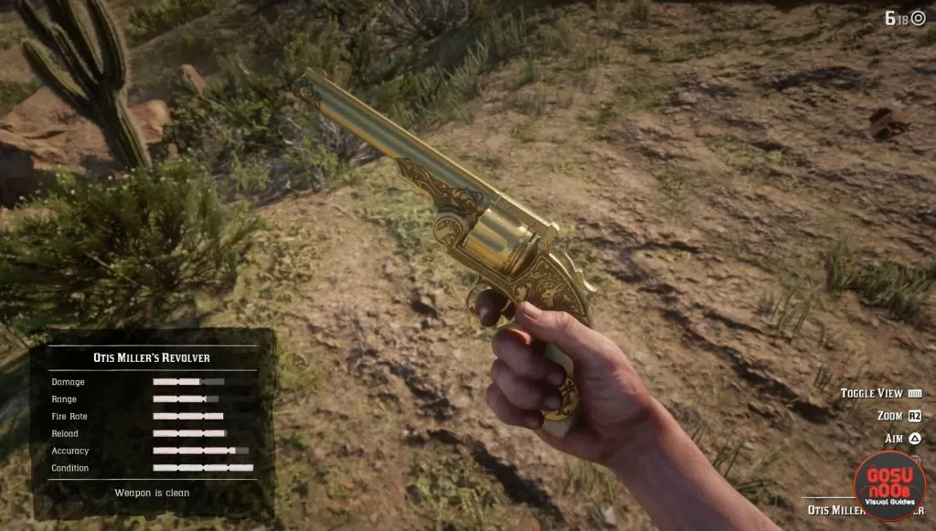 rdr 2 unique legendary weapons