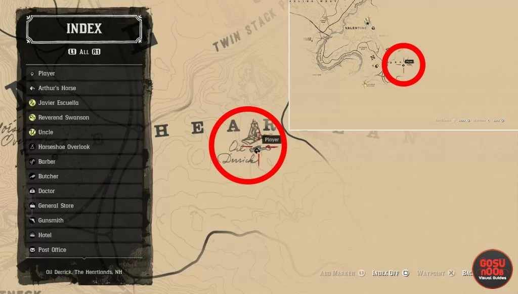 rdr 2 where to find oil derrick dinosaur bone location