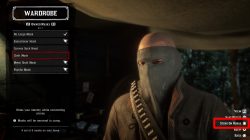 rdr2 how to change mask