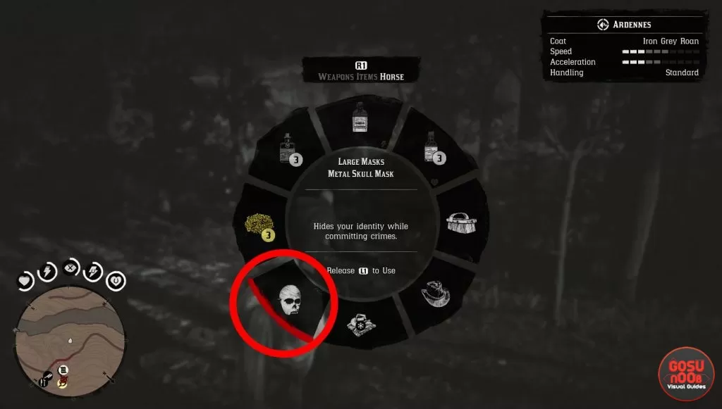 rdr2 how to swap masks