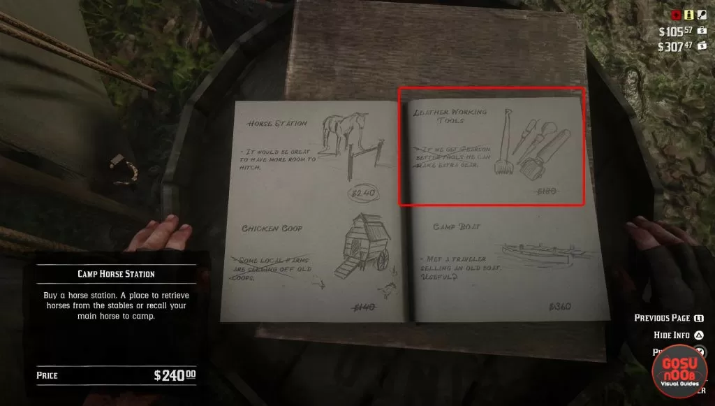 red dead redemption 2 how to get leather working tools