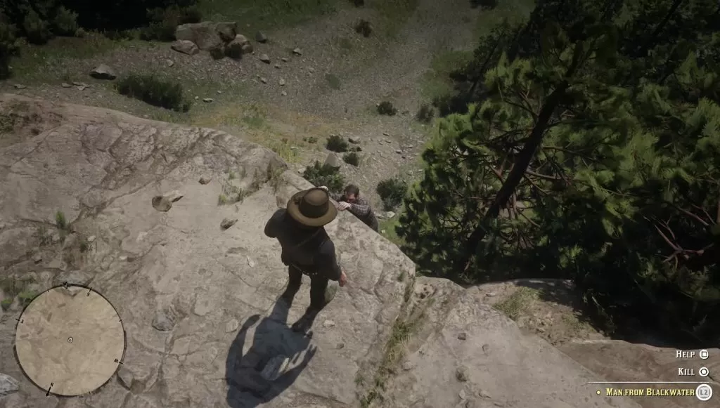 red dead redemption 2 kill help blackwater man