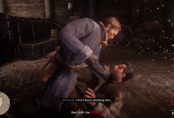 red dead redemption 2 kill or spare o'driscoll in barn