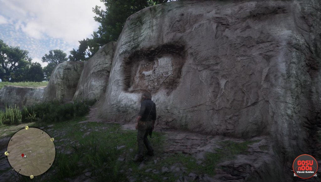 red dead redemption 2 rock carving collectibles