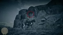 red dead redemption 2 rock carving mount shann