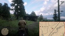 red dead redemption 2 shack locations clawson's rest