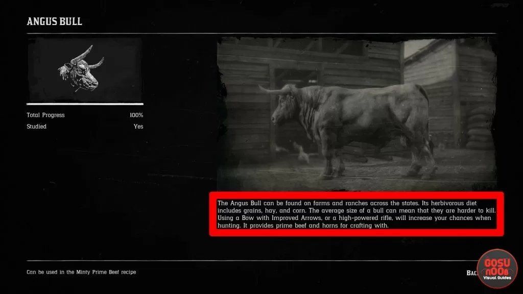 red dead redemption 2 where to get bull