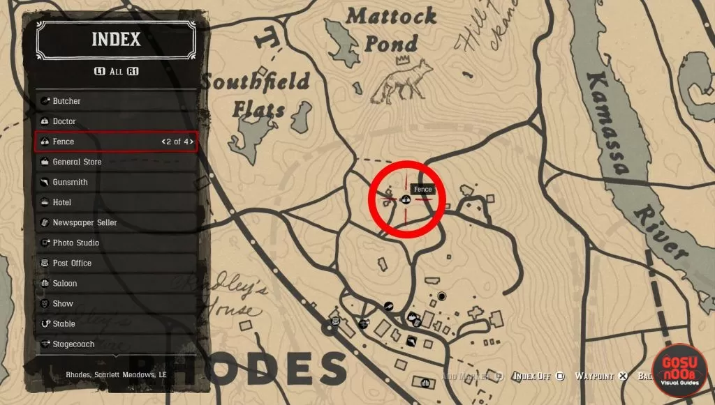 rhodes fence vendor location red dead redemption 2