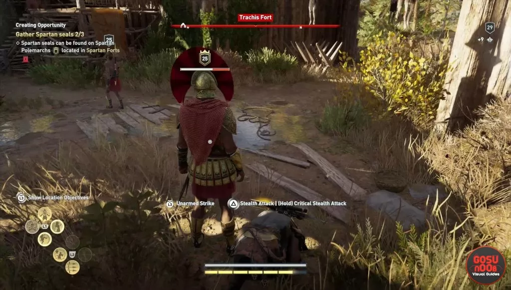 spartan seals how to get creating opportunity quest assassins creed odyssey