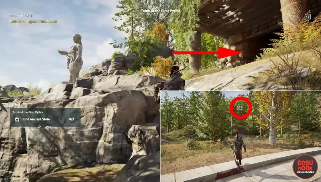 tomb of the first pythia location ac odyssey