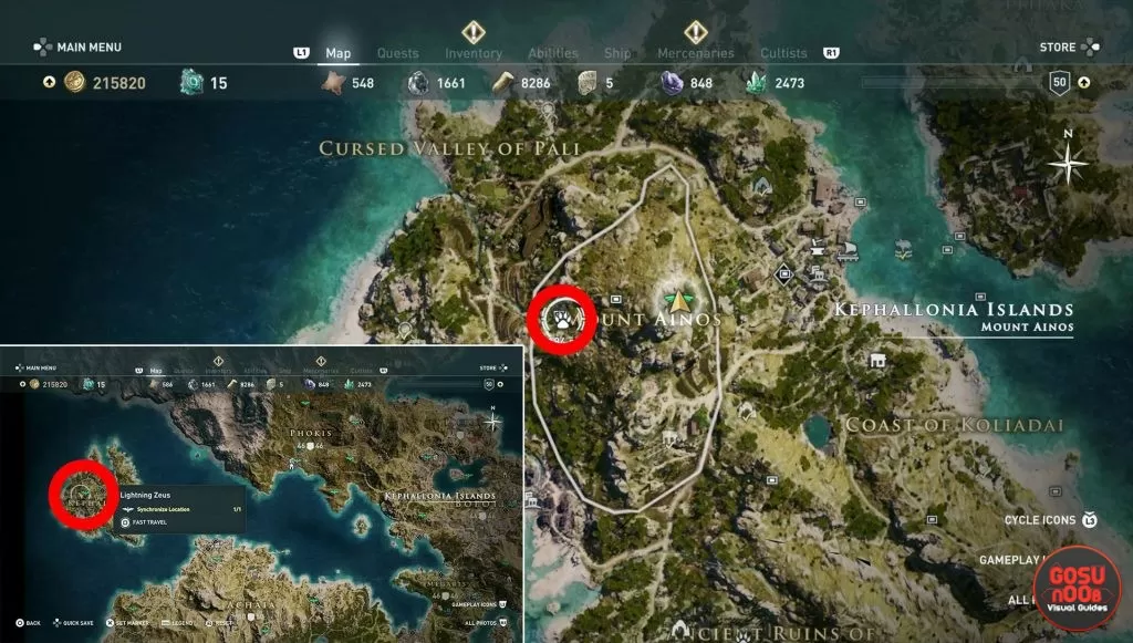 where to find city of gold quest chest assassins creed odyssey