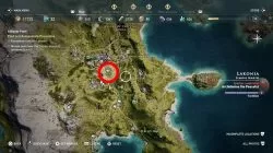 where to find king pausanias blood feast ac odyssey