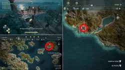 where to find lesbos gates of atlantis artifact location ac odyssey