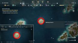 where to find lestros island in ac odyssey red in wreckage quest