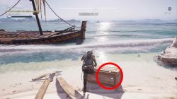 where to find miltos chests ac odyssey red in the wreckage