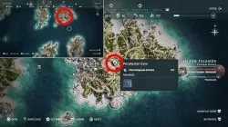 where to find porphyrion cave ainigmata ostraka location ac odyssey