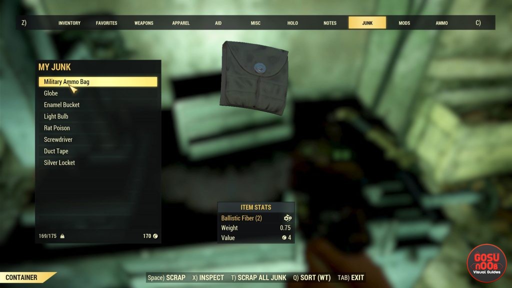 Fallout 76 Ballistic Fiber Rare Material - How to Get