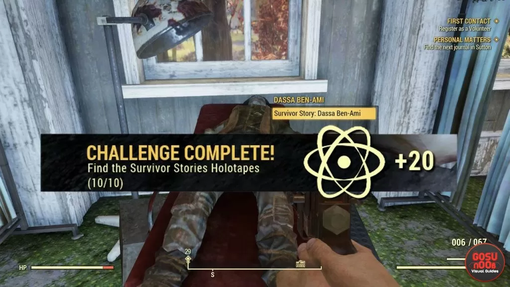 Fallout 76 Survivor Stories holotapes locations map challenge