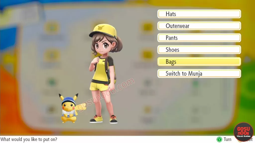 Pokemon Let's Go Clothing Set Locations - All Trainer & Pokemon Outfits